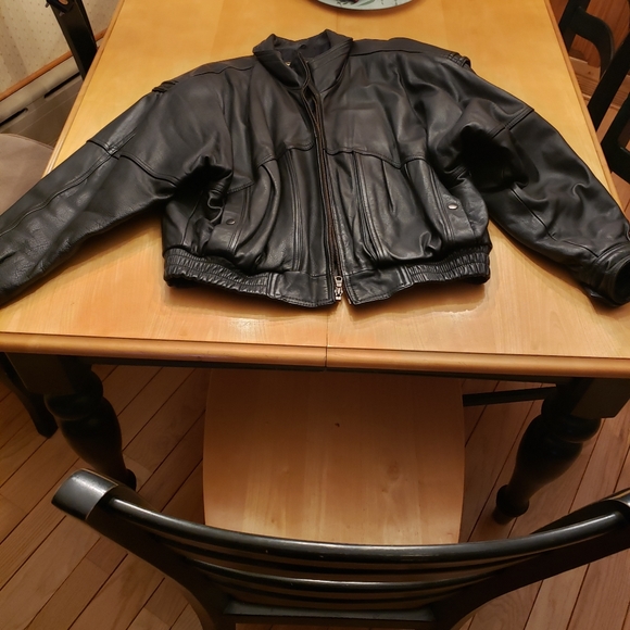 Vintage mens leather jacket